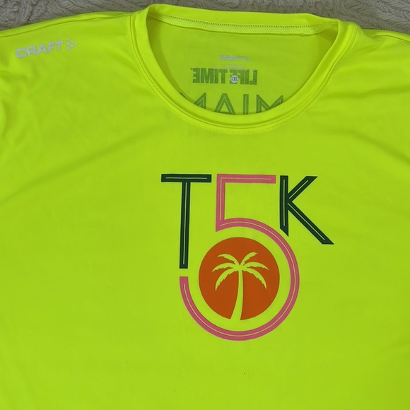 Craft short sleeve t-shirt, Lifetime Miami Tropical 5k
Size XXL, New condition - Picture 3 of 16